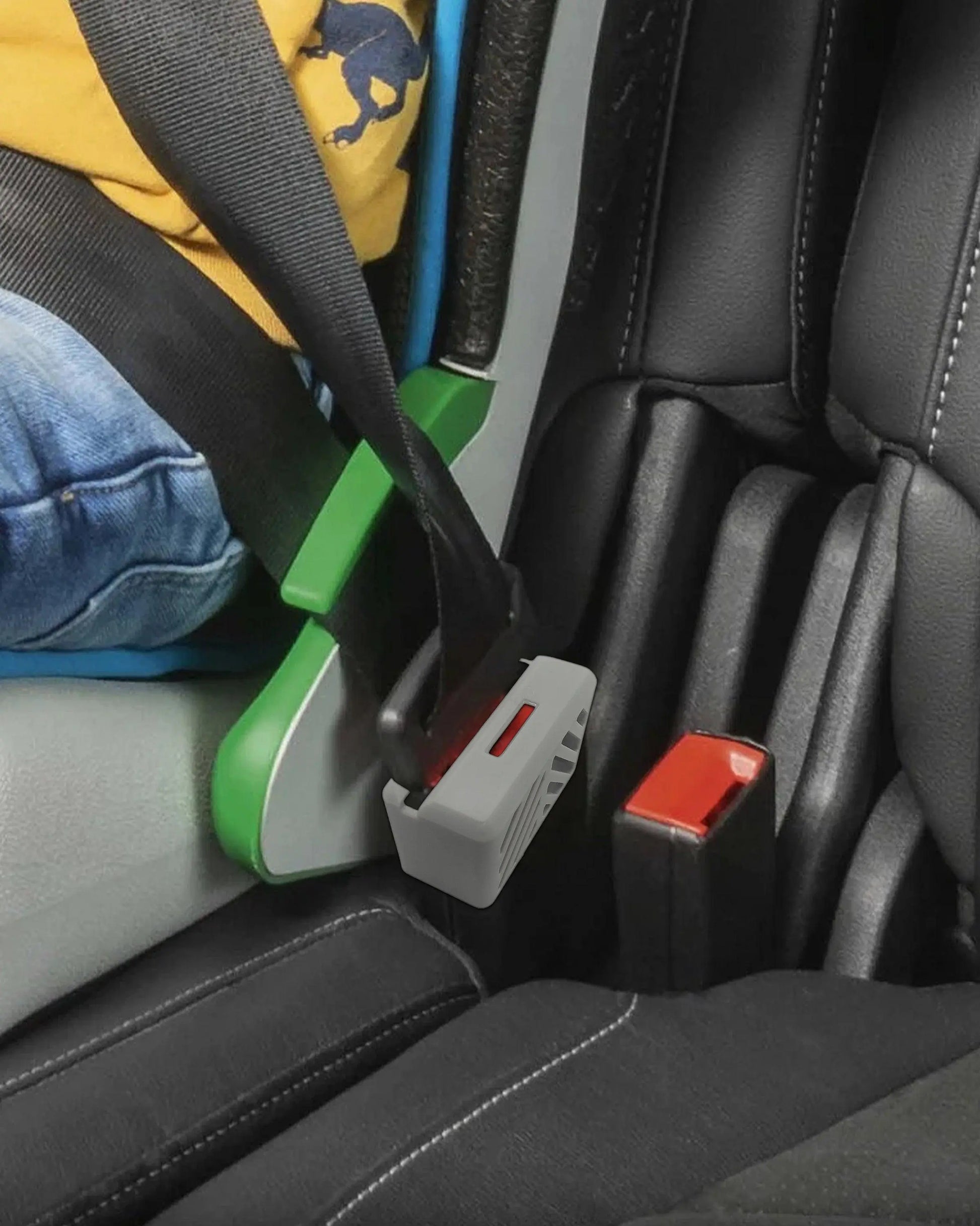 Abschnallschutz fürs Auto - Gurtschloss Sicherung - verhindert Abschnallen - Autozubehör - Universelle Passform