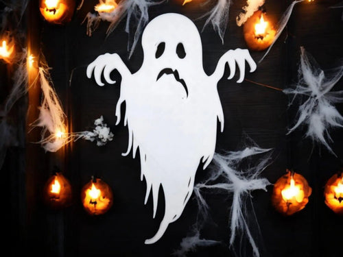 Halloween Dekoration - Geister Deko für gruselige Stimmung, Fensterdekoration, Wanddekoration, Halloween-Party, gruselige Deko Ideen