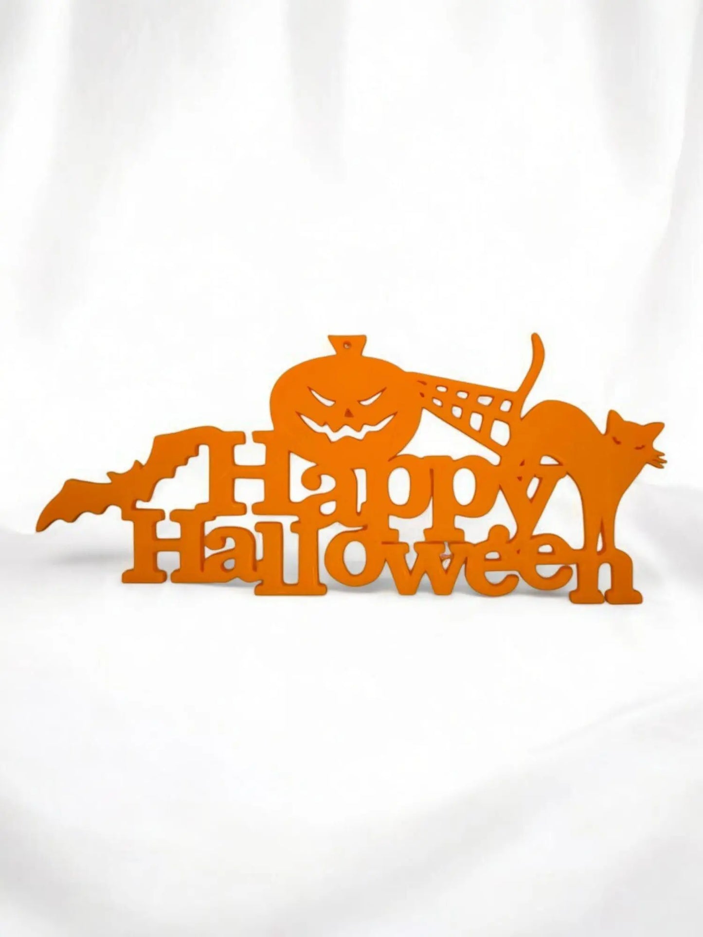 Happy Halloween Wanddekoration für festliche Feiern, Gruselige Deko für Halloweenpartys, Kürbis & Gespenst Themen