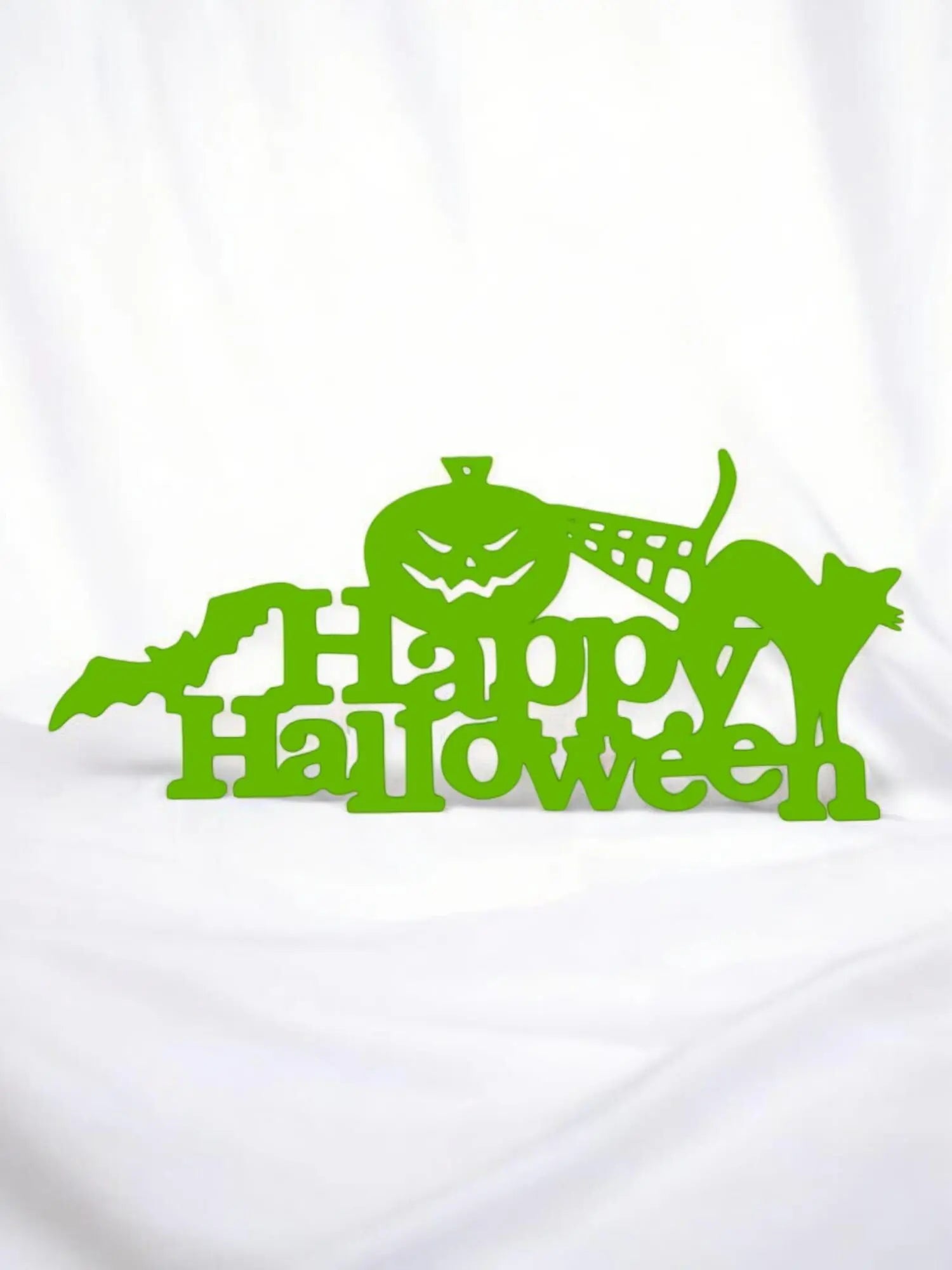 Happy Halloween Wanddekoration für festliche Feiern, Gruselige Deko für Halloweenpartys, Kürbis & Gespenst Themen