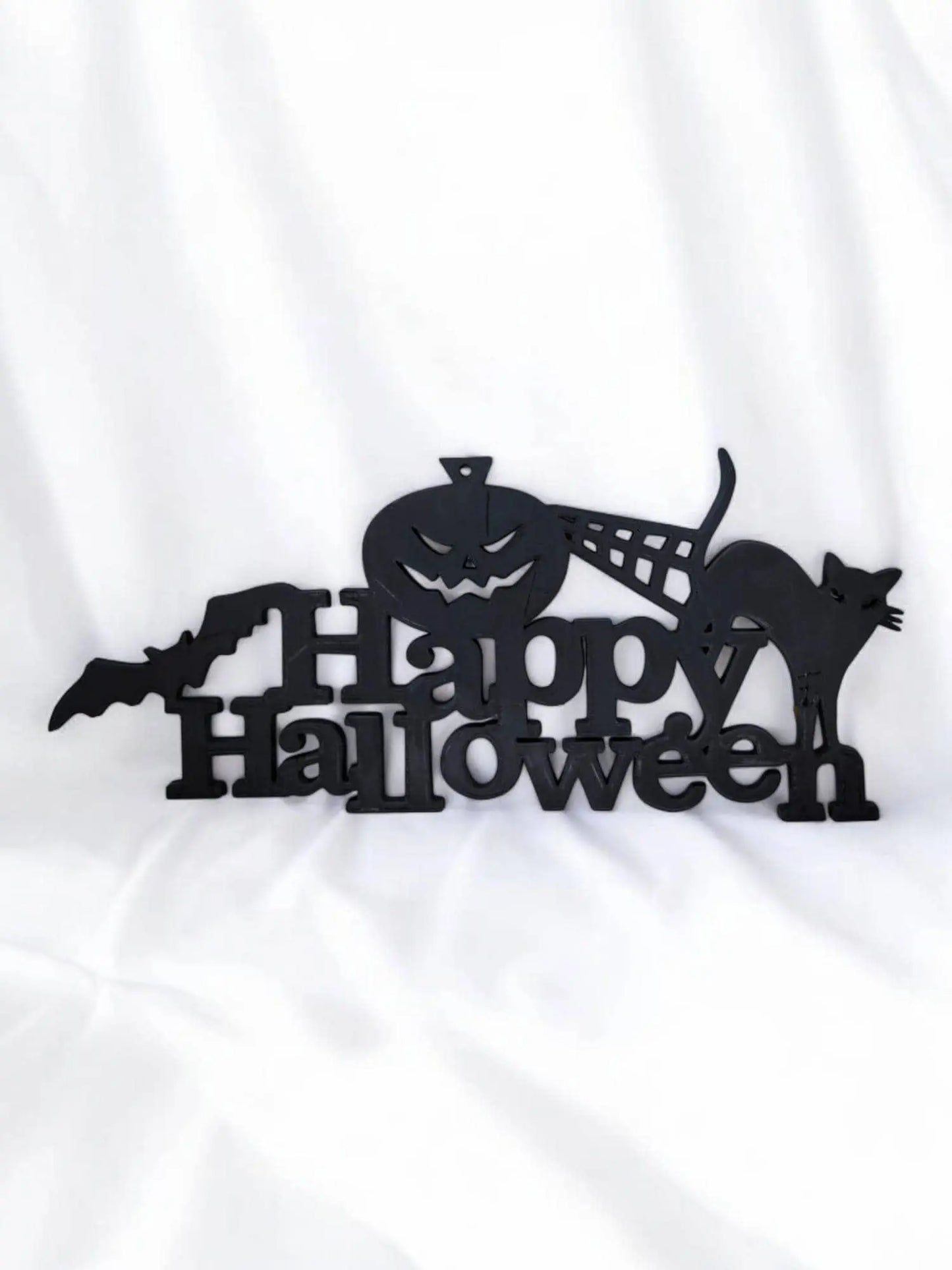 Happy Halloween Wanddekoration für festliche Feiern, Gruselige Deko für Halloweenpartys, Kürbis & Gespenst Themen