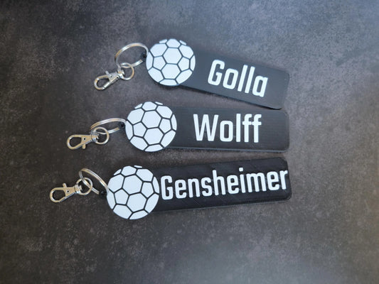 Personalisierter Handball Taschenanhänger – Schlüsselanhänger mit Name – Perfektes Geschenk für Handballfans & Sporttaschen Zubehör