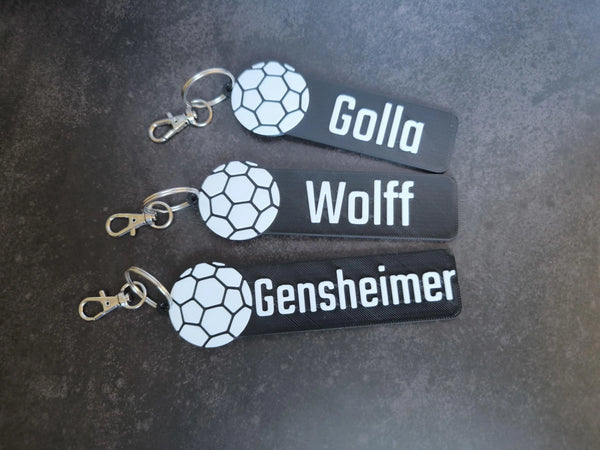Personalisierter Handball Taschenanhänger – Schlüsselanhänger mit Name – Perfektes Geschenk für Handballfans & Sporttaschen Zubehör