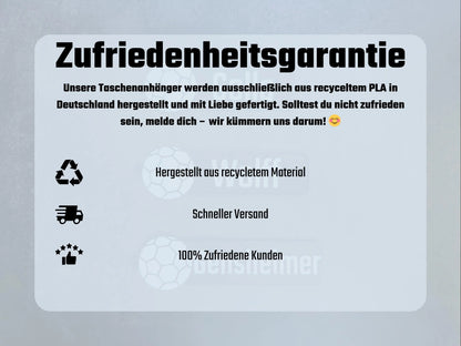 Personalisierter Handball Taschenanhänger – Schlüsselanhänger mit Name – Perfektes Geschenk für Handballfans & Sporttaschen Zubehör