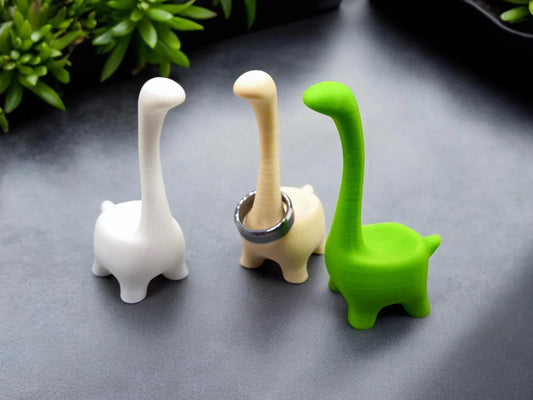 Ringosaurus Ringhalter - Einzigartiger Dinosaurier Ringständer, Geschenk für Dino-Liebhaber