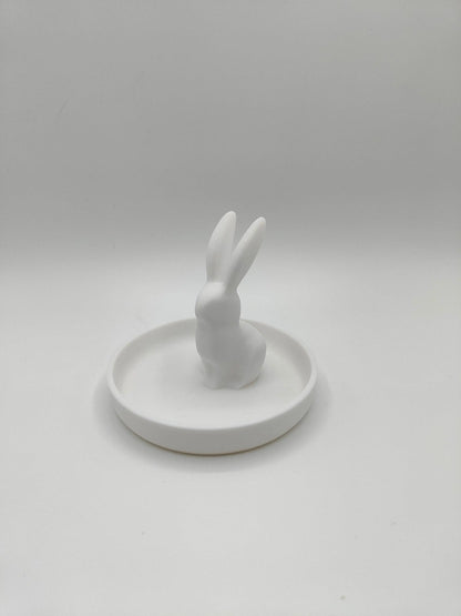Niedlicher Hase Schmuckorganizer - Öko-Freundliche Schale aus Biokunststoff, Perfekt für Ringe & Ohrringe, Tolles Geschenk