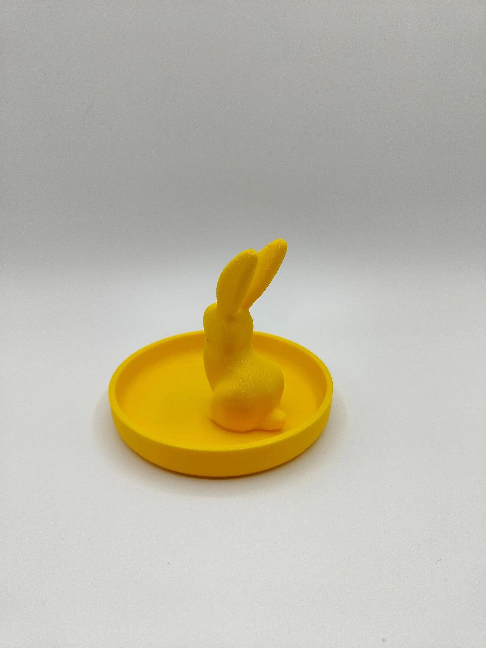 Niedlicher Hase Schmuckorganizer - Öko-Freundliche Schale aus Biokunststoff, Perfekt für Ringe & Ohrringe, Tolles Geschenk