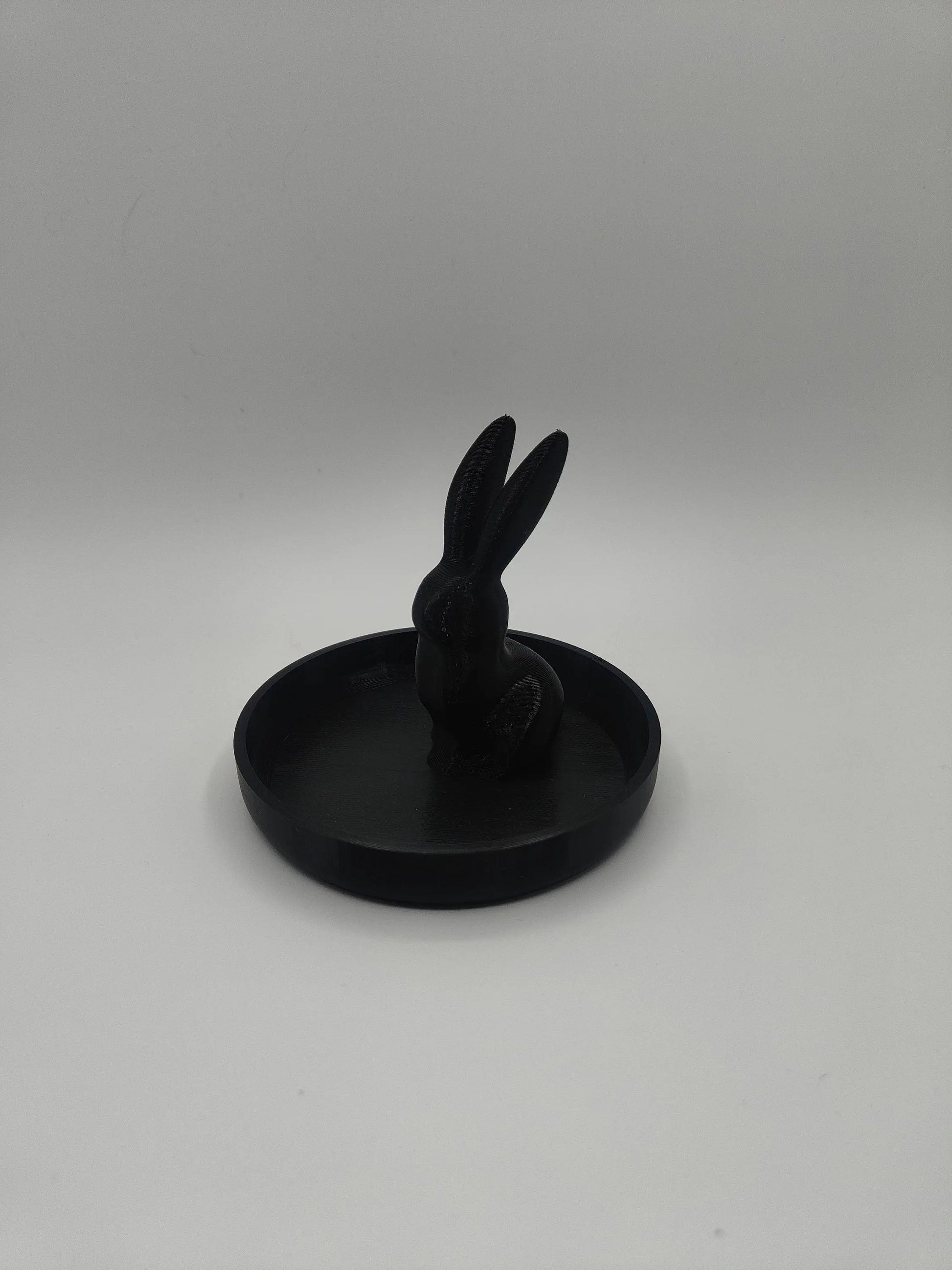 Niedlicher Hase Schmuckorganizer - Öko-Freundliche Schale aus Biokunststoff, Perfekt für Ringe & Ohrringe, Tolles Geschenk