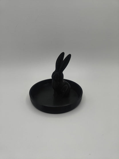 Niedlicher Hase Schmuckorganizer - Öko-Freundliche Schale aus Biokunststoff, Perfekt für Ringe & Ohrringe, Tolles Geschenk